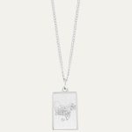 Citymap Leeuwarden – cut-out map square ketting