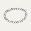 beads bracelet zilver