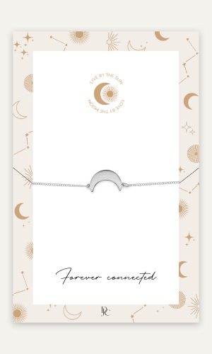 forever connected moon bracelet