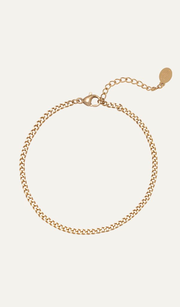 Plain chain bracelet