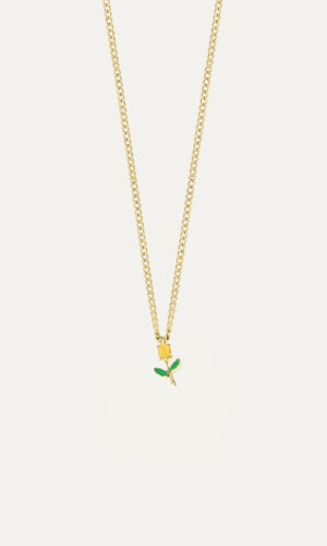 Gele tulp - ketting
