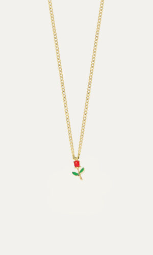 Rode tulp - ketting